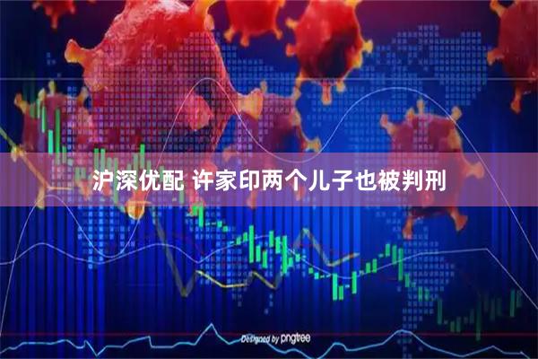 沪深优配 许家印两个儿子也被判刑